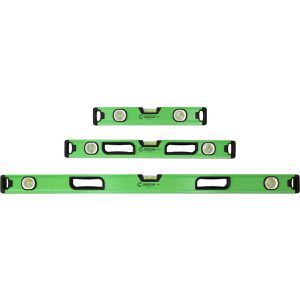 KS-Tools Wasserwaage COMPETITION, 512.0510, Set, 40cm + 60cm + 100cm, magnetisch, 3 Libellen