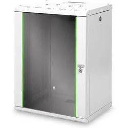 Digitus 16HE 19"-Wandgehäuse Unique Serie RAL 7035 grau