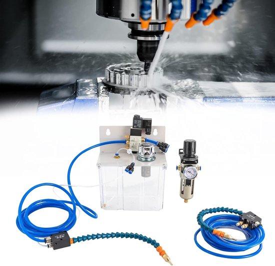 Effizientes Kühlsystem für die Metallbearbeitung, Sprühkühlschmiermittel für CNC-Fräsen und -Gravieren, inklusive Kraftstofftank und Luftfilter