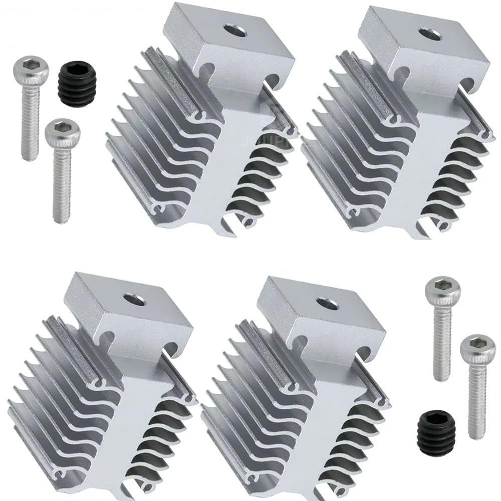 Dripio Set van 4 Aluminium Koellichamen voor Creality Ender 3 V3 SE/KE