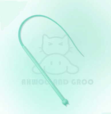Inspire Picks WiggleTail Interactive Mouse Tail Cat Teaser Wand With Bell green