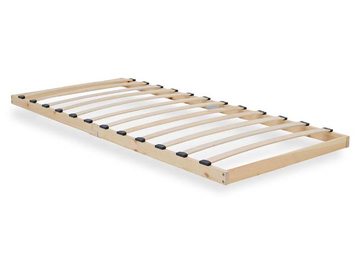 Sommier à lattes 90x200 en bois pin massif Lattes de lit simple Cadre de lit à lattes
