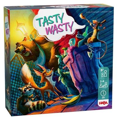 HABA 2013180001 - Tasty Wasty, Karten-Würfel-Spiel