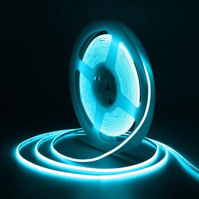Uplifted Goods Super Thin COB LED Strip Light For Decoration ice Blue 5v 5m