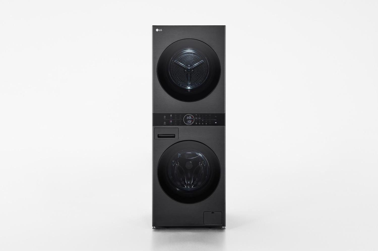 LG WT1210BBF, Frontlader, Freistehend, Schwarz, Links, Schwarz, Berührung
