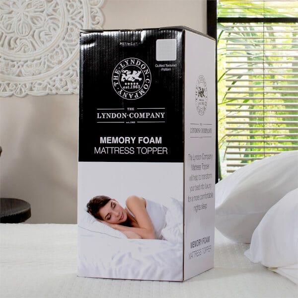 The Lyndon Company 5cm Memory Foam Mattress Topper