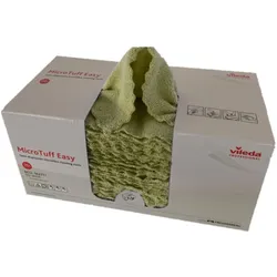 Vileda Microfasertuch MicroTuff Easy 30x30cm gelb VE=50 Stück, Reinigungsutensil, Gelb