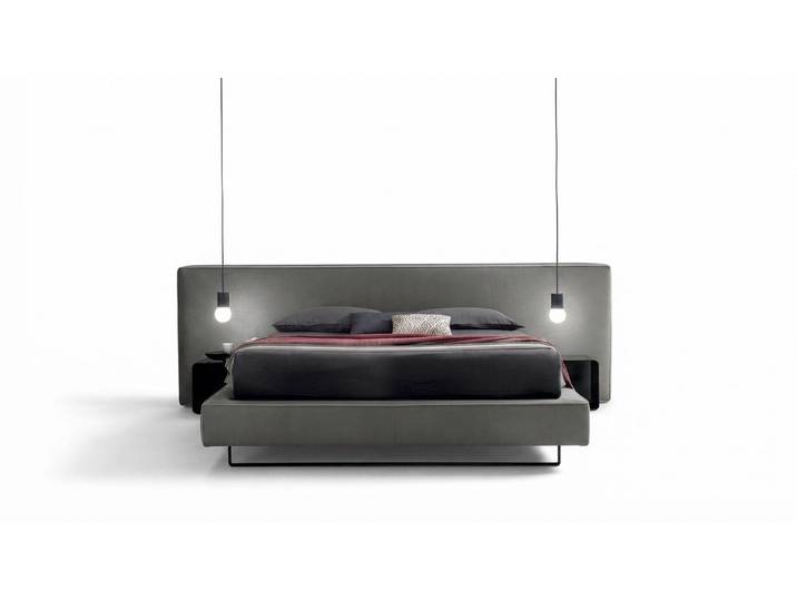 Xlmoebel Polsterbett Luxus Doppelbett aus Stoff für elegantes Schlafzimmerdesign (Polsterbett, Luxus Doppelbett), Made in Europa