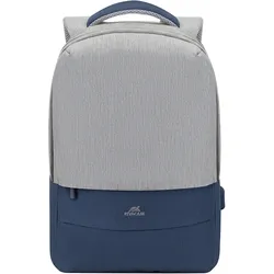 Rivacase 7567 Grau / Dunkelblau Notebookrucksack bis 17,3"
