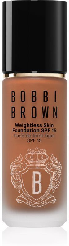 Bobbi Brown Weightless Skin Foundation SPF 15 long-lasting foundation with moisturising effect shade Walnut 30 ml