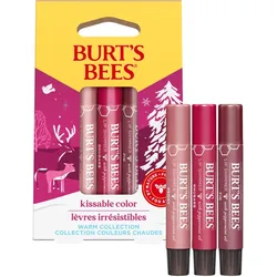 BURT'S BEES Kissable Colour Lippenschimmer Geschenkpackung - rot