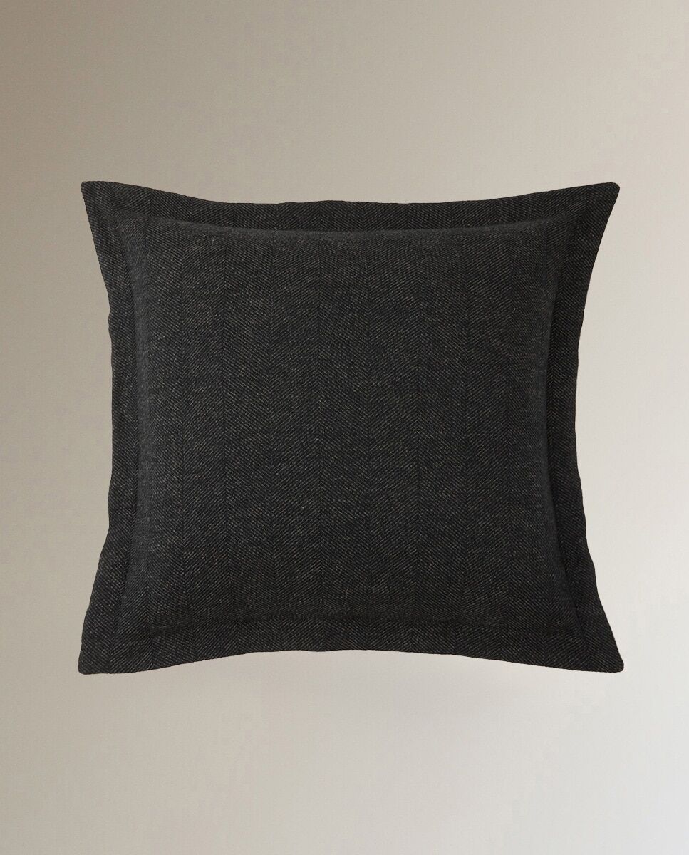 Ralph Lauren Home Funda de cojín Gable .  (65 x 65 cm) Gris