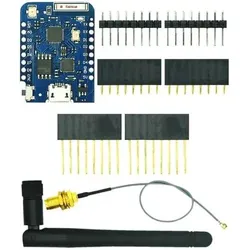 D1 Mini Pro - ESP8266 Entwicklungsboard mit U.FL Anschluss, Set mit Antenne