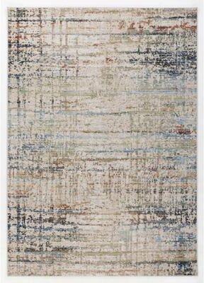 MDA Rugs Aura Luxe Collection Abstract Hash Multicolor Area Rug