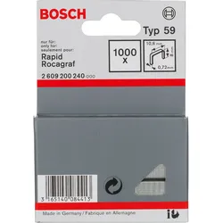 Bosch Feindrahtklammer Typ 68, 10,6mm breit - 2609200240