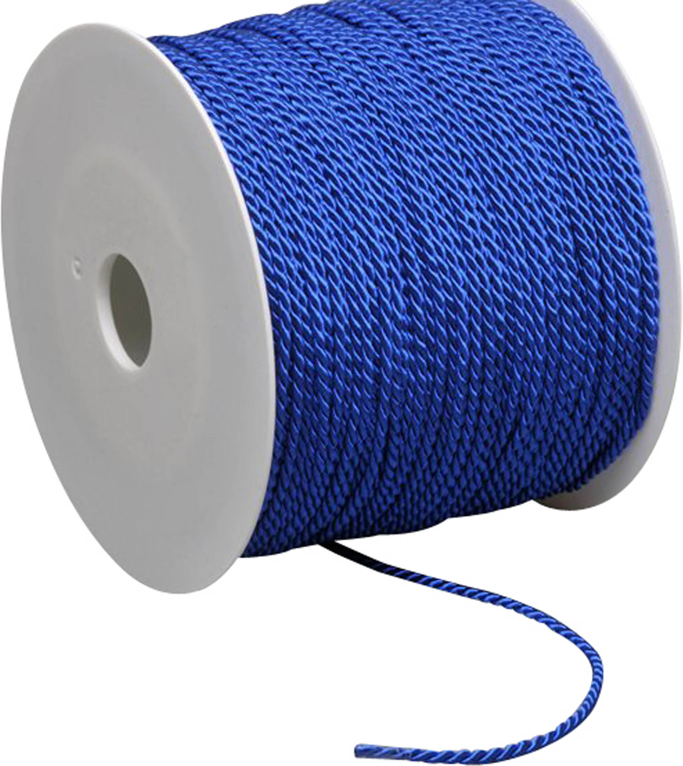 SPRINTIS Cordon de viscose sur rouleau, 2 mm x 100 m bleu
