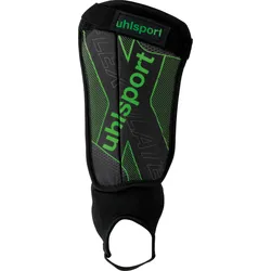 Uhlsport Flex Plate Schienbeinschoner schwarz/fluo grün/silber - M