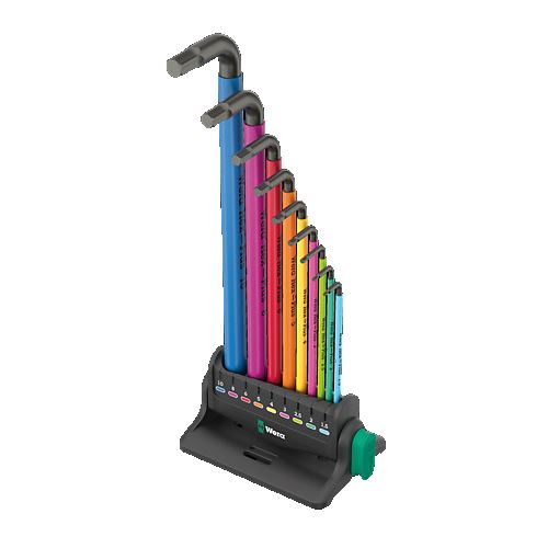 Wera 950/9 Hex-Plus Multicolour 3 Winkelschlüsselsatz metri