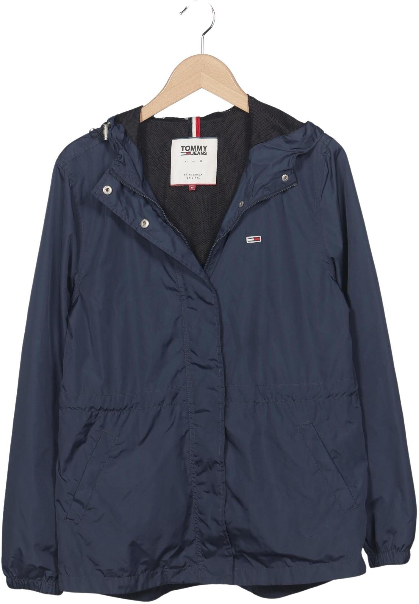 Tommy Jeans Damen Jacke, Marineblau, Gr. M, Synthetik - Second Hand