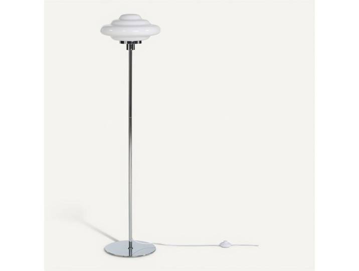 Lampadaire en métal H. 138 cm EMMA Chrome