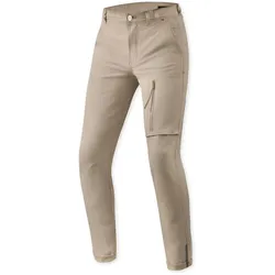 Revit Chino Terry Zip Skinny Motorrad Textilhose