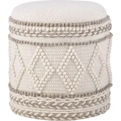 FineBuy, Hocker, Sitzhocker Hocker Stauraum 40x45 cm Boho Design gepolstert Aufbewahrung