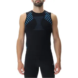 UYN Running Ultra1 ärmelloses Laufshirt Herren black/atlantic/atlantic L