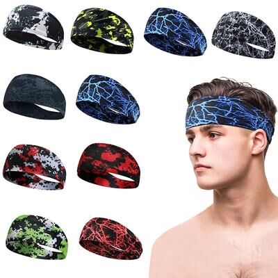 Inspired Living Womens Anti Sweat Sports Sweatband Lightweight Gym & Running Headband a