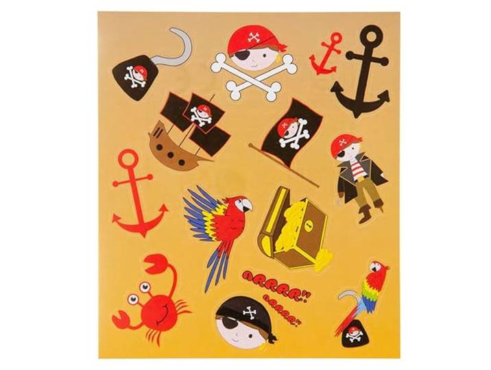 Jouetprive-sticker Sheet Pirate 8557