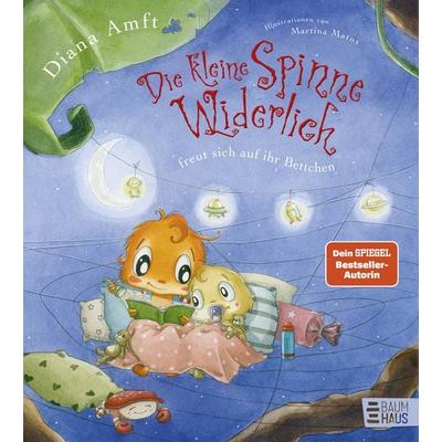 Die kleine Spinne Widerlich freut sich auf ihr Bettchen, Gebundene Ausgabe von Diana Amft, Baumhaus, 978-3-8339-1051-7