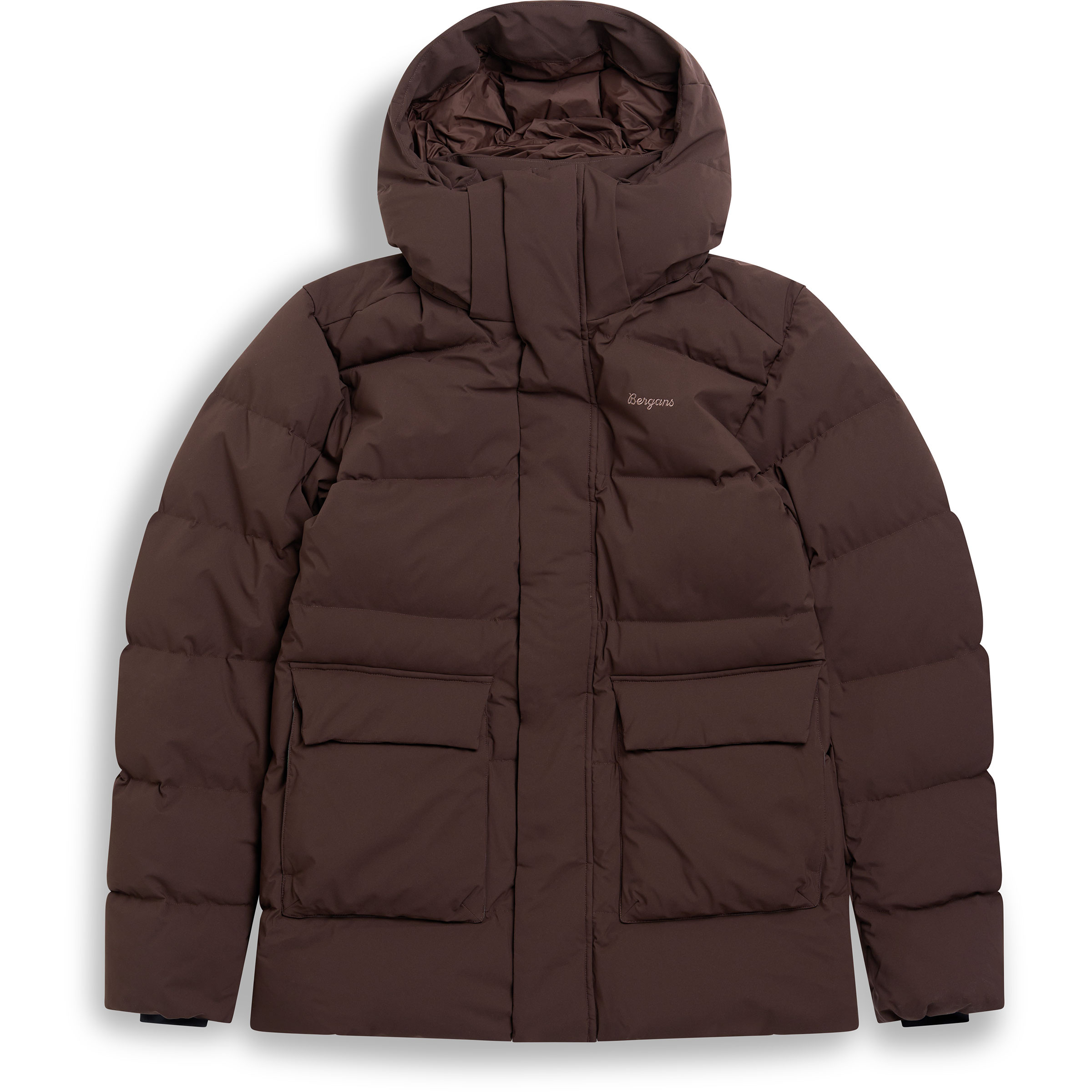 Bergans Dyna Down Parka Herren Winterjacke braun Größe S Lifestyle Widerstandsfähig Wasserabweisend