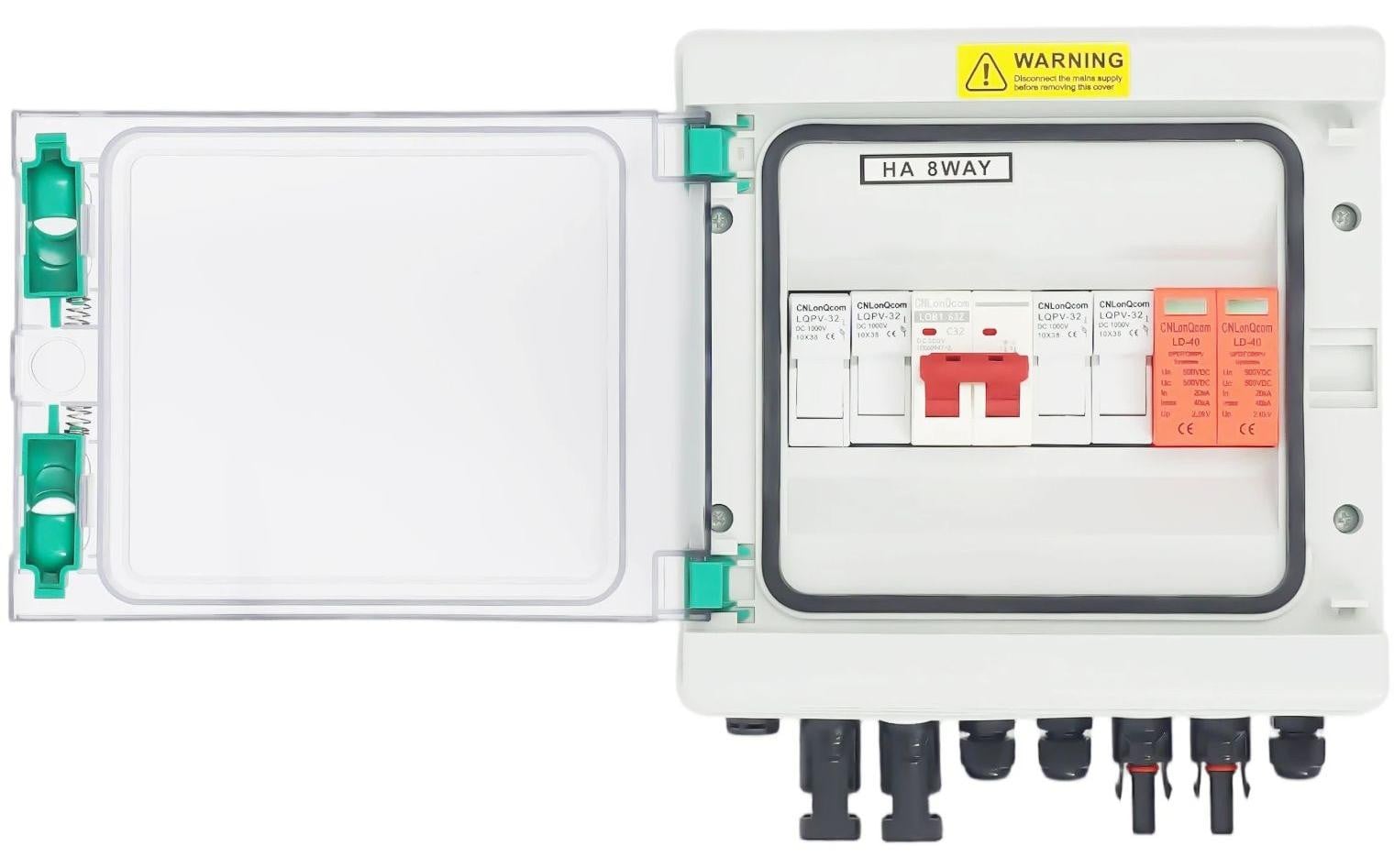 Selius Zonnepaneel Combiner Box Wit - 32A - 500V Nominale Spanning