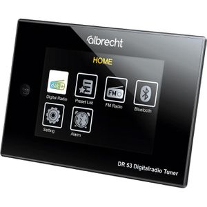 Albrecht DAB-Adapter DR 53, für Stereoanlage, mit Bluetooth, für UKW, DAB+