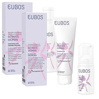 Eubos Intimate Woman Waschemulsion & Pflegebalsam Schaumdusche 1 St Set