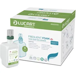 6 x 900 ml Lucart Identity, Refill, Kartusche mit Schaumseife