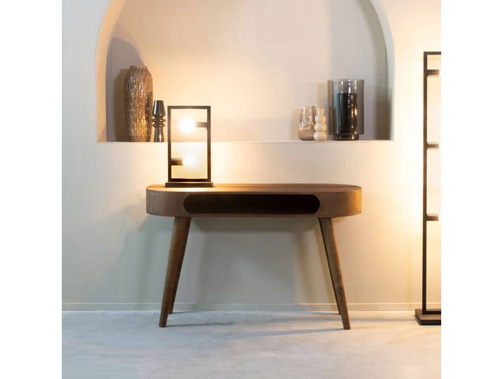 LABEL51 Bureau/Sidetable Bella Espresso Mangohout, 120cm