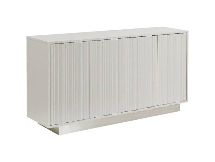 Kare-Design Sideboard, Grau, Metall, 2 Fächer, 152x80x40 cm, Holzmöbel, Wohnwände Holz, Wohnwand Serien Holz
