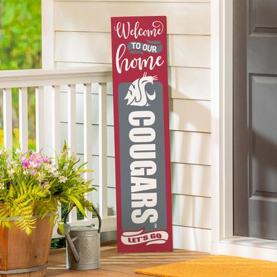Evergreen "47"" Double Sided Seasonal Porch Leaner, Washington State University - 47"" x 11.25"""