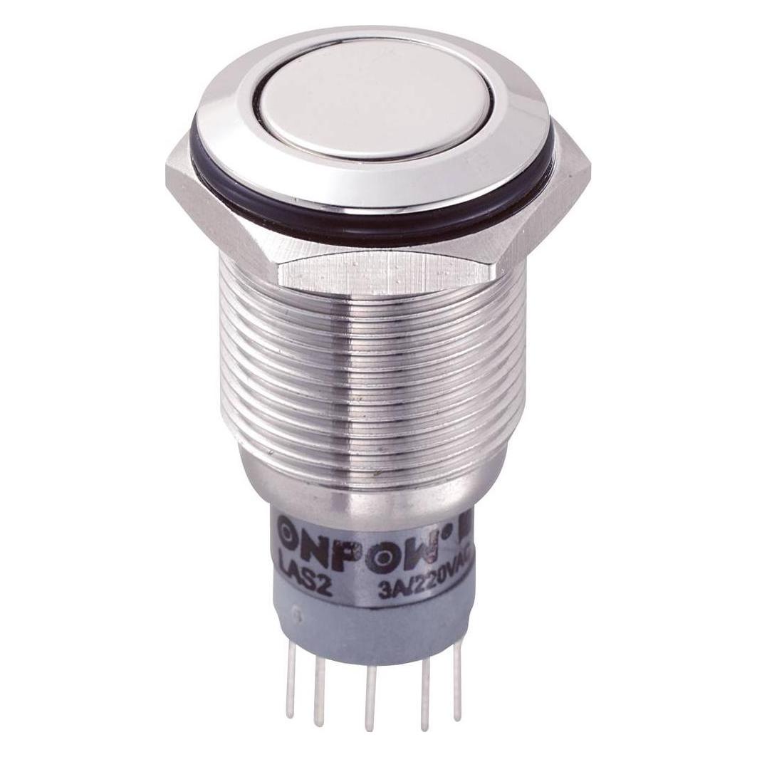 Tru Components 701967 LAS2GQF-22Z/S/P Vandalismusgeschützter Druckschalter 250 V (701967)