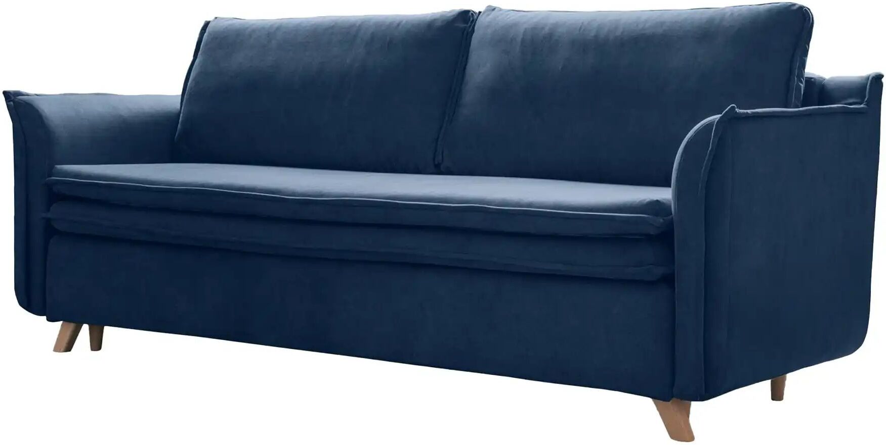 Miuform Einzelsofa mit Schlaffunktion Charming Charlie ¦ blau ¦ Maße (cm): B: