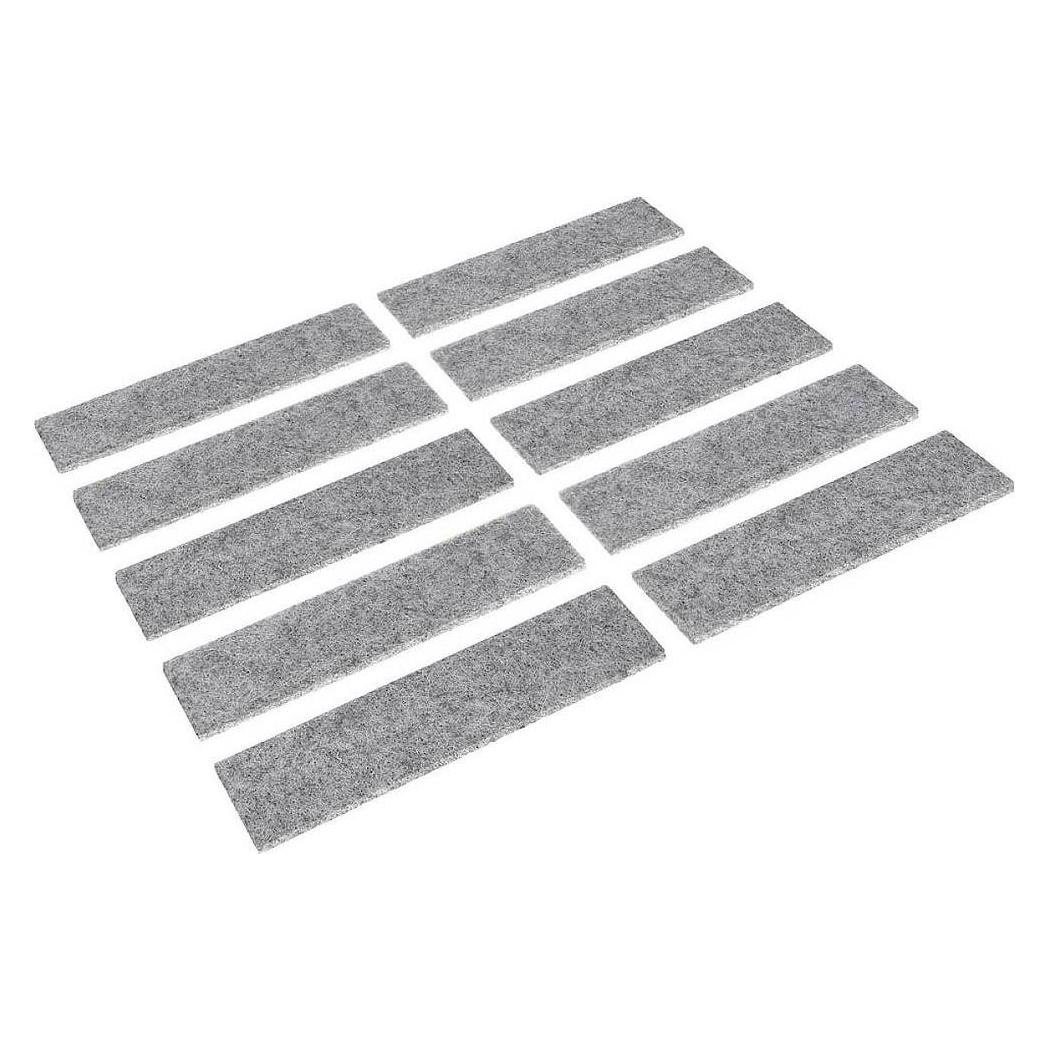 Bernstein BERN F 125253 - Universal-Schonbacken selbstklebend Filz 10 (FILZ-125X25X3)