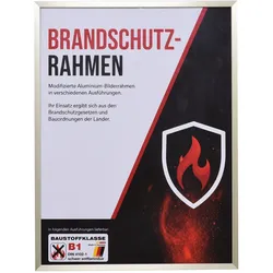 effect Brandschutzrahmen Profil S2 - B1 Champagner / Museumsglas UV 70 / 29,7 x ...