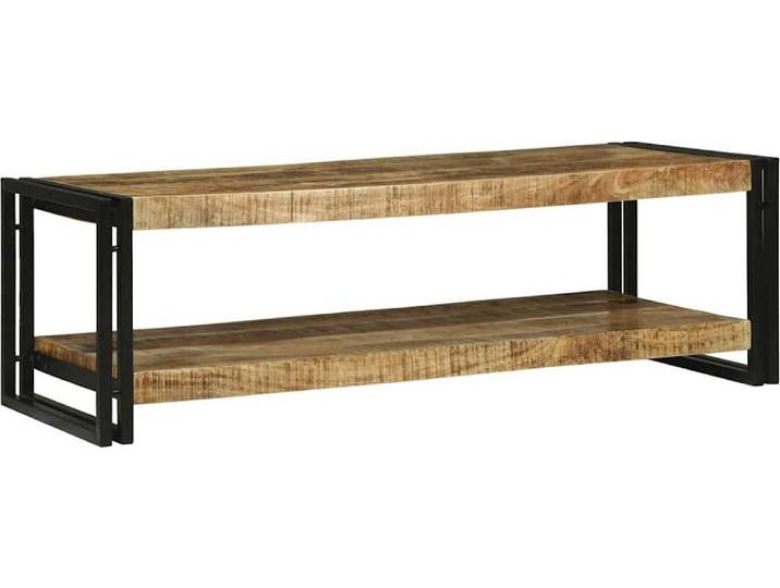 Table basse 120X50X38 Cm en bois de manguier massif Lumarko