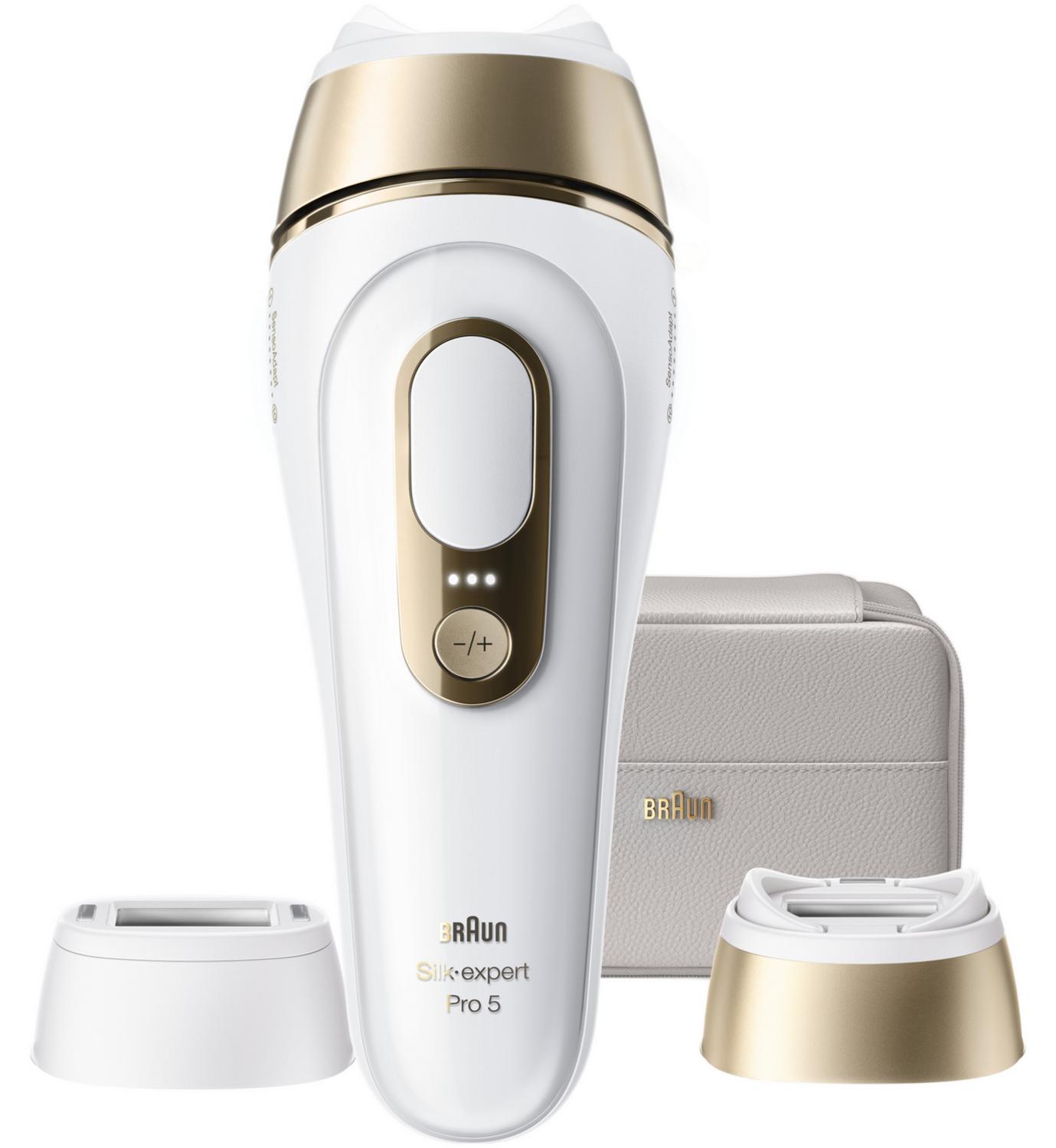 Braun Silk-expert Pro PL5210 IPL, Lichtimpulstechnologie (IPL), Gold, Weiß, AC, 100 - 240 V, 50/60 Hz, 70 mm
