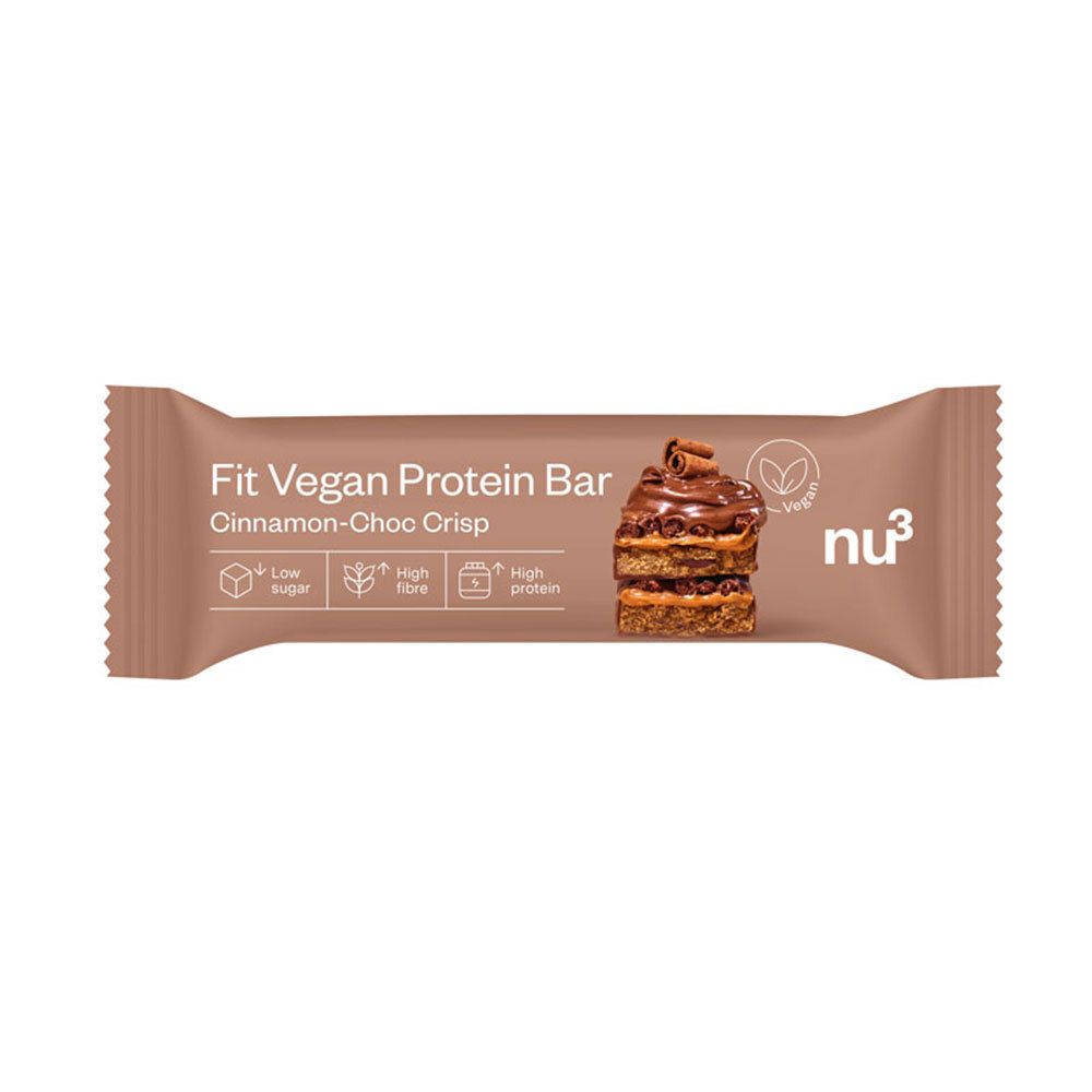 Fit Vegan Bar Cinnamon Choc-Crisp 50 g Riegel