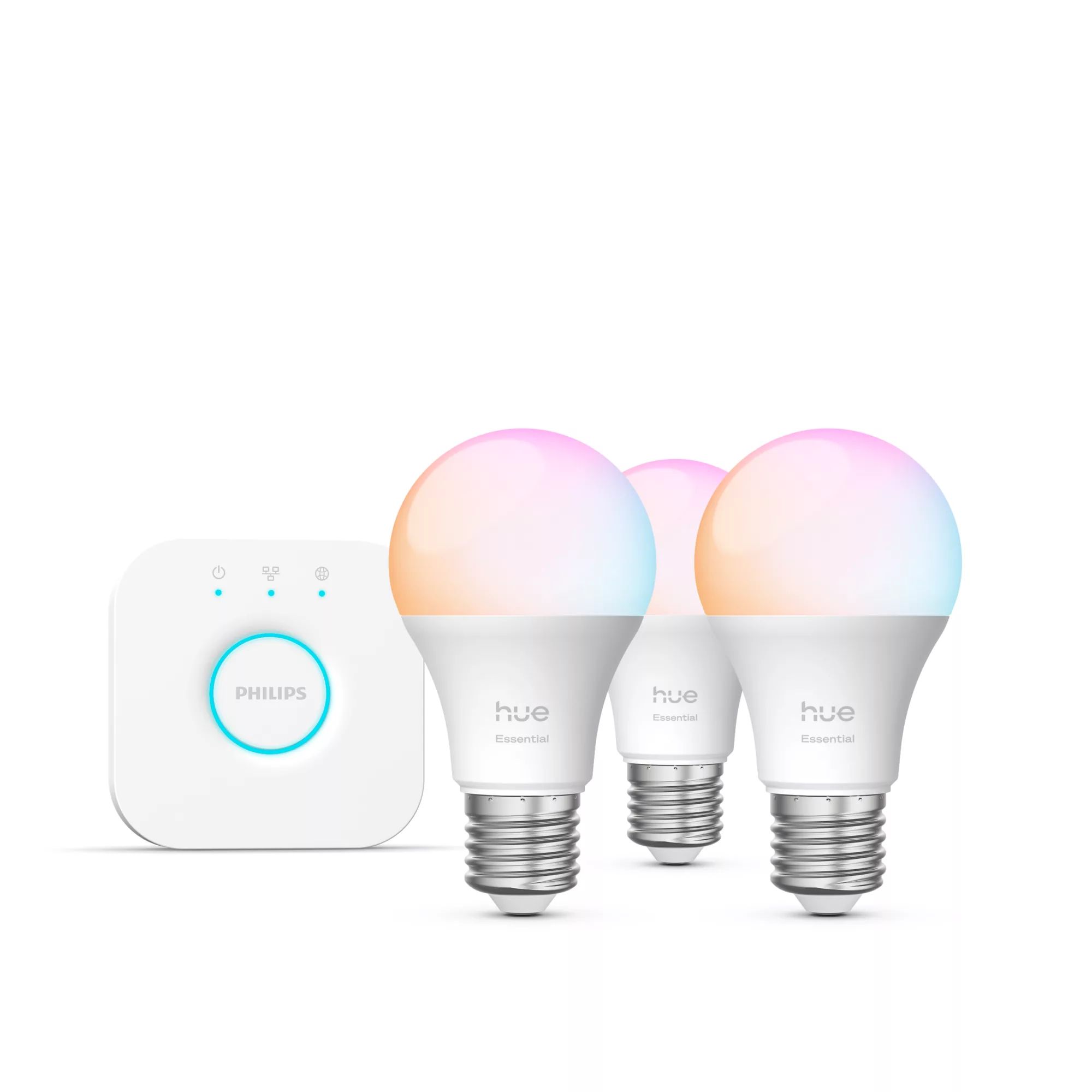 Philips Hue Basis Starter-Set LED Set für intelligente Beleuchtung Variabel 8721103103673