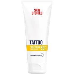 SKIN STORIES Sonnencreme »TATTOO SUN LOTION LSF 50+« 100ml gelb