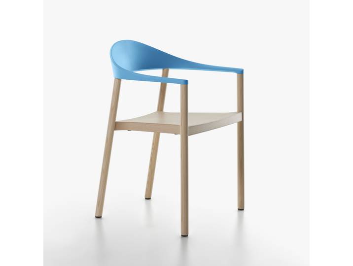 Armlehnstühle Plank Monza Blau mit Fixarmlehnen, Neu – Perfekt für Büro und Empfang