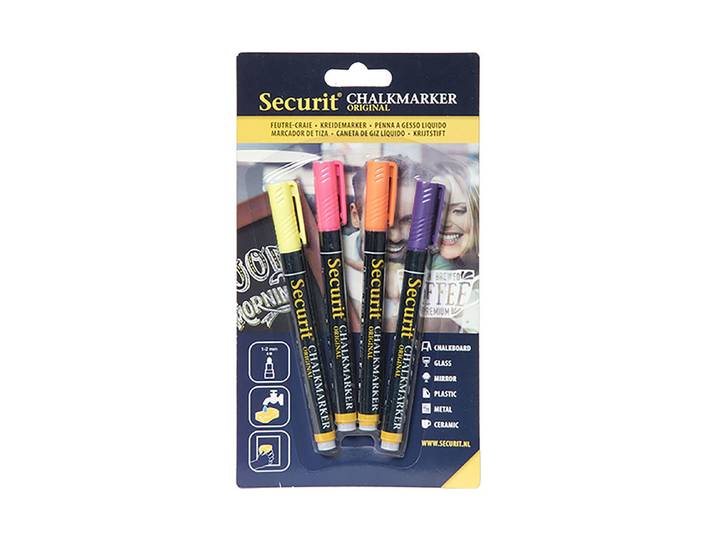 Securit Kreidestifte Fein 1 mm 4 Stück