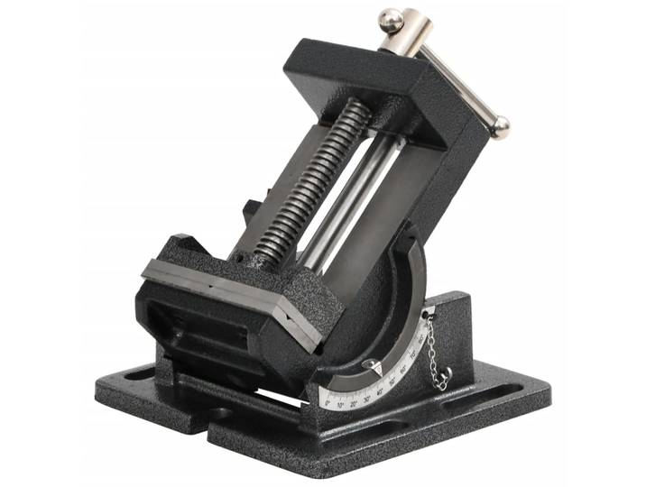 vidaXL Maschinenschraubstock Kippbar Handbetrieben 110 mm